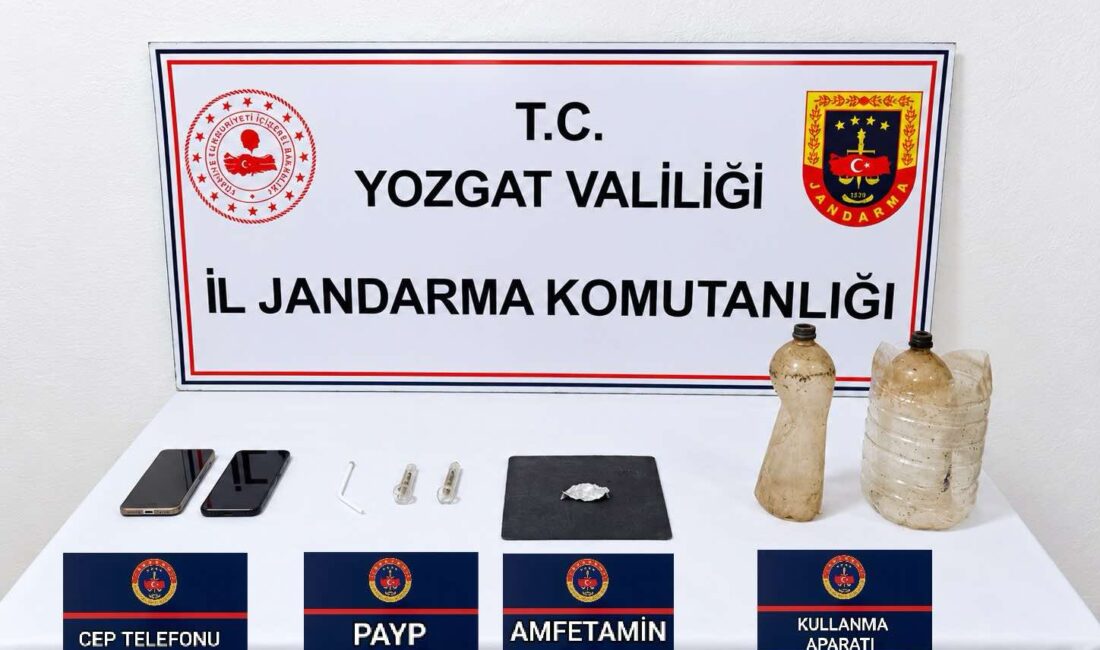 Yozgat’ta jandarma ekipleri tarafından uyuşturucu ve uyarıcı madde ticaretine yönelik