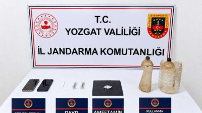 Yozgat’ta jandarma ekipleri tarafından uyuşturucu ve uyarıcı madde ticaretine yönelik