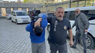 Samsun’un Canik ilçesinde bir evde unutulan anahtarla içeri giren ve
