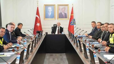 Ankara’da İl Emniyet Müdürü Maksut Yüksek’in katılımıyla gerçekleştirilen koordinasyon toplantısında,