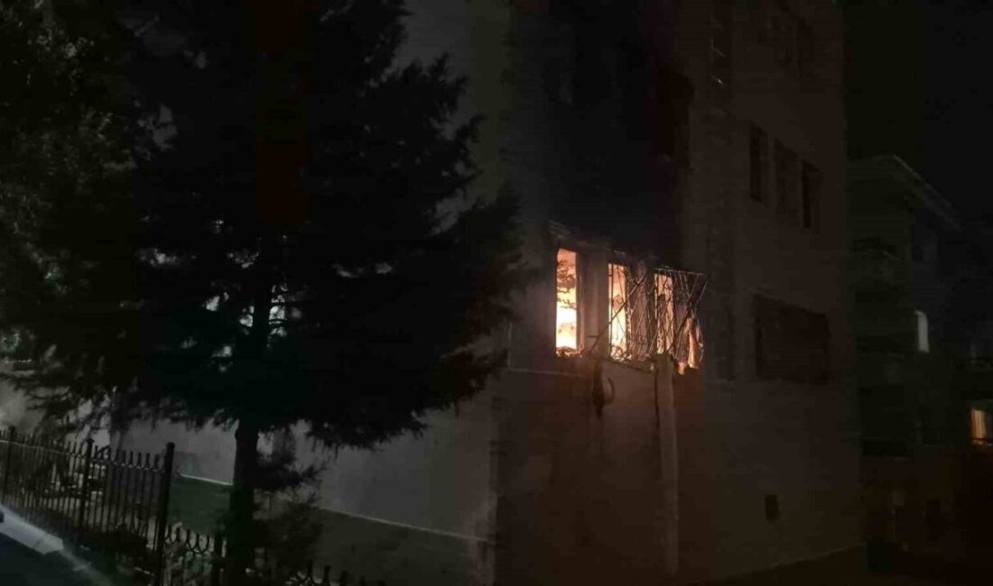Ankara’nın Çankaya ilçesinde, bir dairede doğal gazı patlaması sonucu çıkan