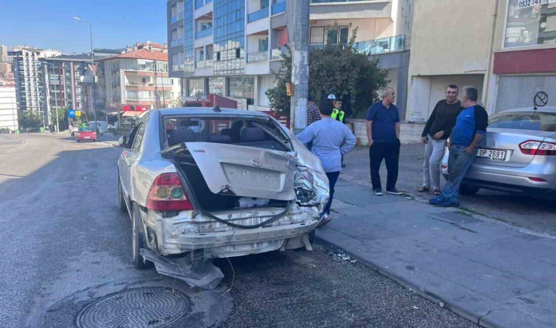 Ankara’nın Mamak ilçesinde meydana gelen bir olayda, bir kamyonet kum