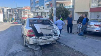 Ankara’nın Mamak ilçesinde meydana gelen bir olayda, bir kamyonet kum