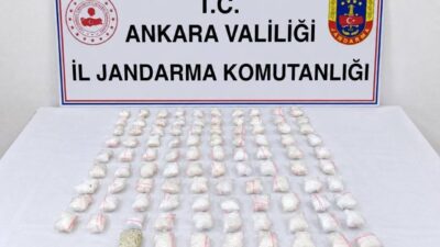 Ankara İl Jandarma Komutanlığı Narkotik Suçlarla Mücadele Şube Müdürlüğü’nün liderliğinde