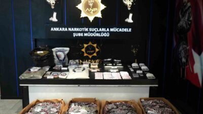 Ankara İl Emniyet Müdürlüğü ekiplerince uyuşturucu madde ticaretine yönelik son