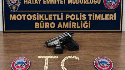 Hatay’ın Antakya ilçesinde polis ekiplerinin şüpheliler üzerinde yaptığı aramalarda 119