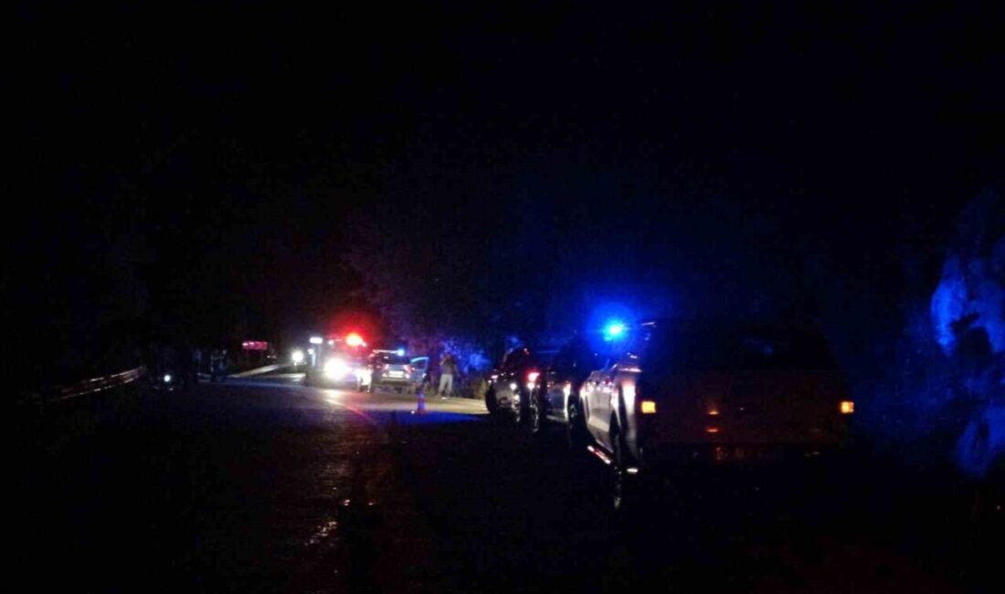 Antalya’nın Konyaaltı ilçesinde bir aracın kontrolden çıkarak bariyerleri aşması sonucu
