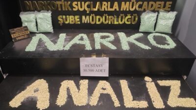 Son bir hafta içerisinde Antalya Emniyet Müdürlüğü Narkotik Suçlarla Mücadele