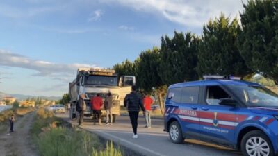 Antalya’nın Gazipaşa ilçesinde meydana gelen kamyona yönelik silahlı saldırı olayı,