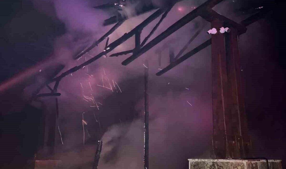Araklı ilçesindeki Turup Mesire Alanı’nda gece saatlerinde meydana gelen olayda,