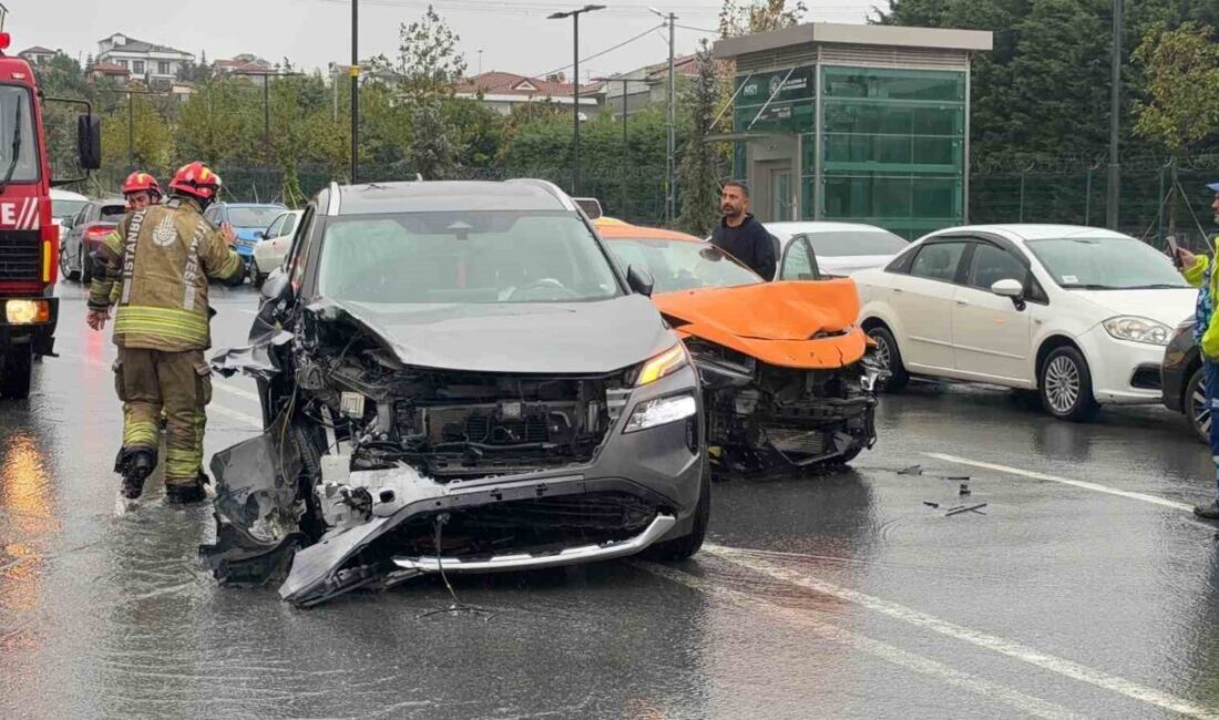 İstanbul’da yaşanan şiddetli yağmur yağışı sırasında Arnavutköy’de meydana gelen trafik