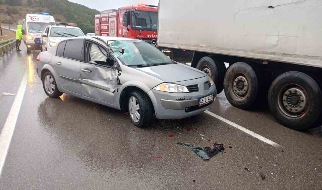 Erzurum’un Aşkale ilçesinde meydana gelen zincirleme trafik kazasında 1 tır,