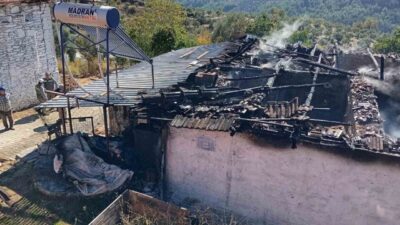 Bozdoğan ilçesinde, Güneyyaka Mahallesi’nde meydana gelen ve henüz sebebi belirlenemeyen