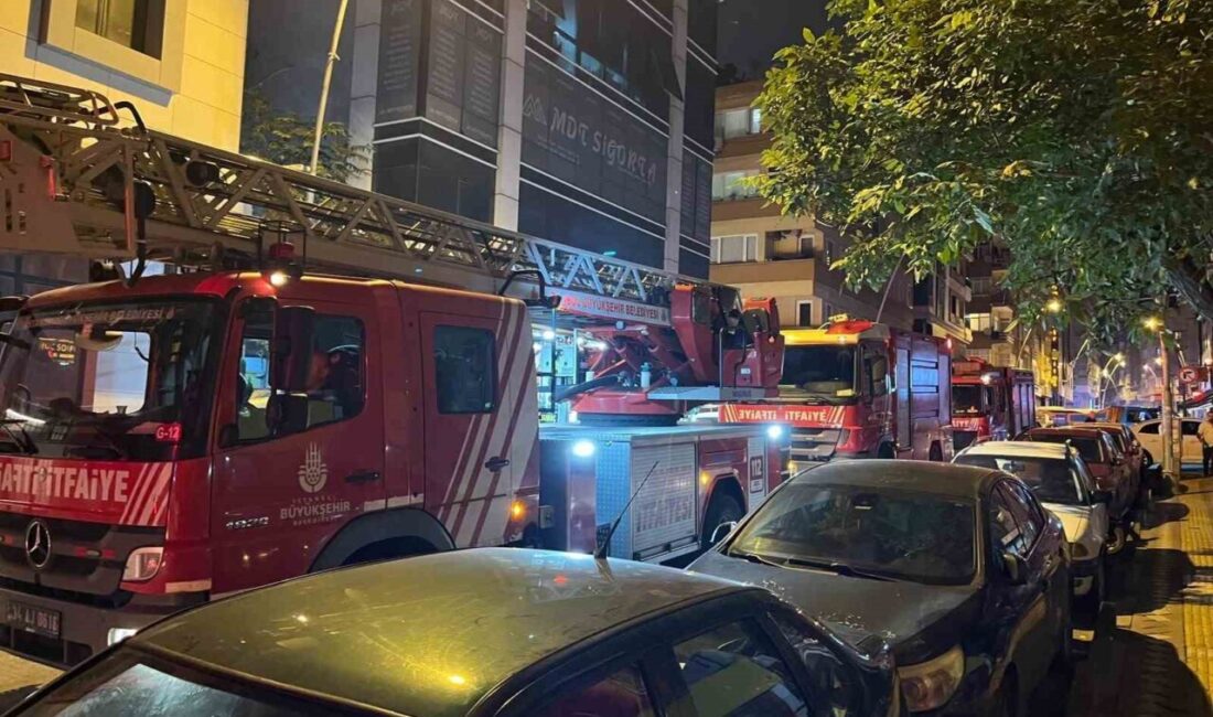 Bahçelievler’deki 6 katlı apart otelde çıkan yangın büyümeden kontrol altına