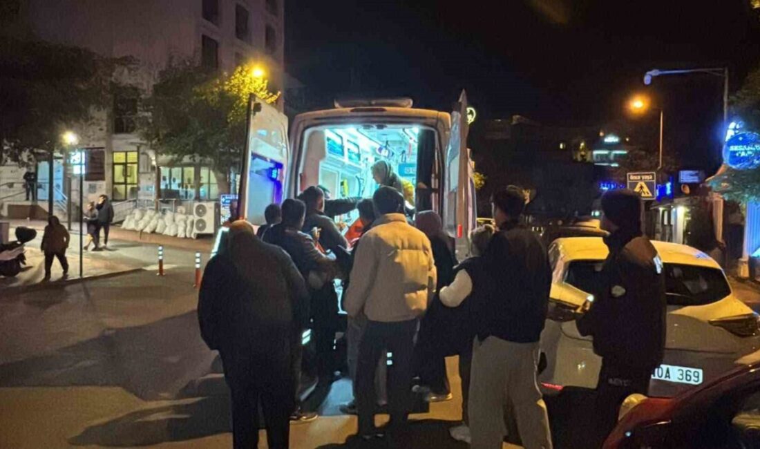 Bartın’ın Amasra ilçesinde balık avlamak için denize açılan bir madenci,
