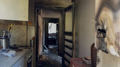 Balıkesir’in Bandırma ilçesinde bulunan bir apartman dairesinde meydana gelen patlama