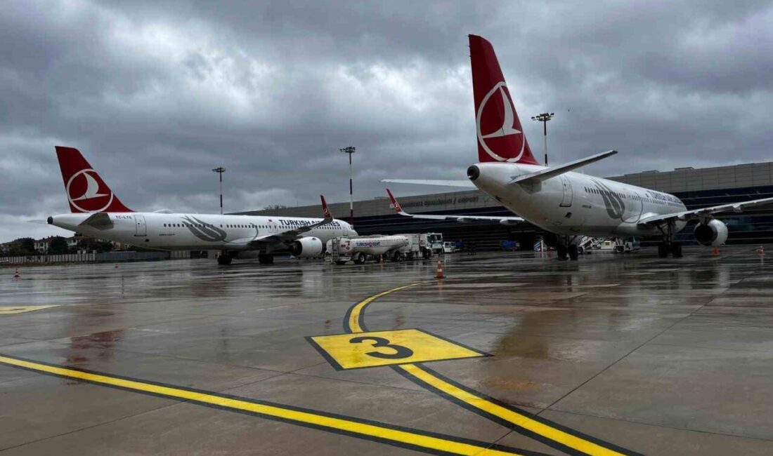Barselona ve Çukurova havalimanlarından kalkan yolcu uçakları, İstanbul’da kötü hava