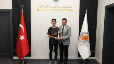 Samsun Büyükşehir Belediyesi Eğitim Şube Müdürlüğü Proje Takımları’ndan bir öğrenci