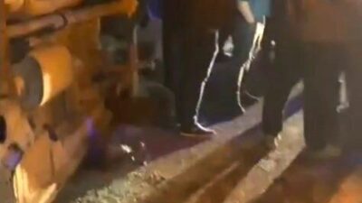 Batman-Hasankeyf karayolunda, bir ticari minibüs kontrolden çıkarak yan yattı ve