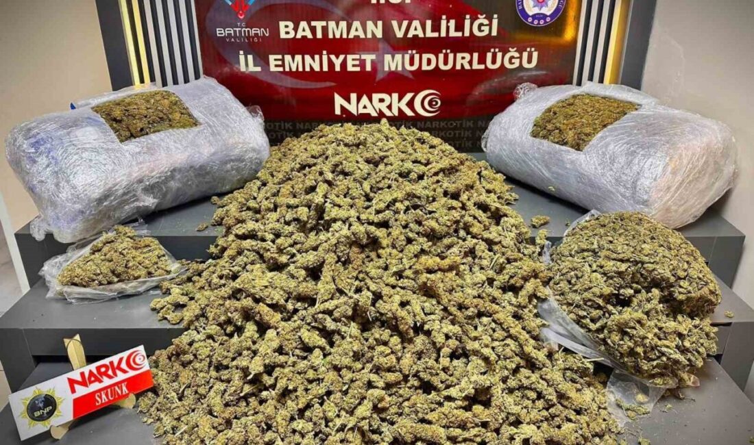 Batman’da düzenlenen uyuşturucu operasyonlarında toplamda 141,93 gram metamfetamin ve 22
