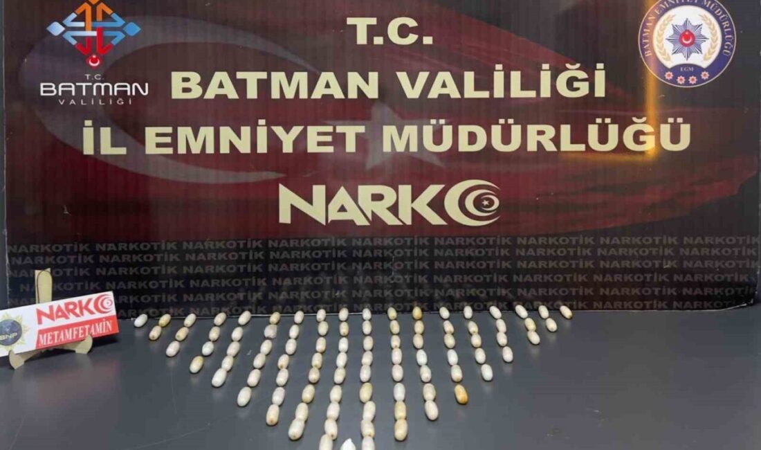 Batman ilinde polis ekipleri tarafından düzenlenen bir operasyonda yabancı uyruklu