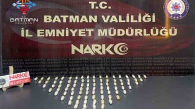 Batman ilinde polis ekipleri tarafından düzenlenen bir operasyonda yabancı uyruklu