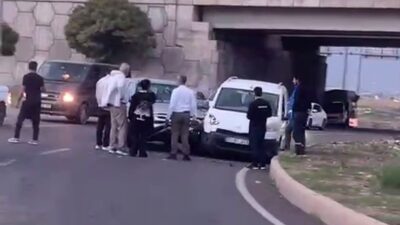 Batman’da Kuyubaşı Mahallesi Köprülü Kavşakta üç aracın karıştığı zincirleme trafik