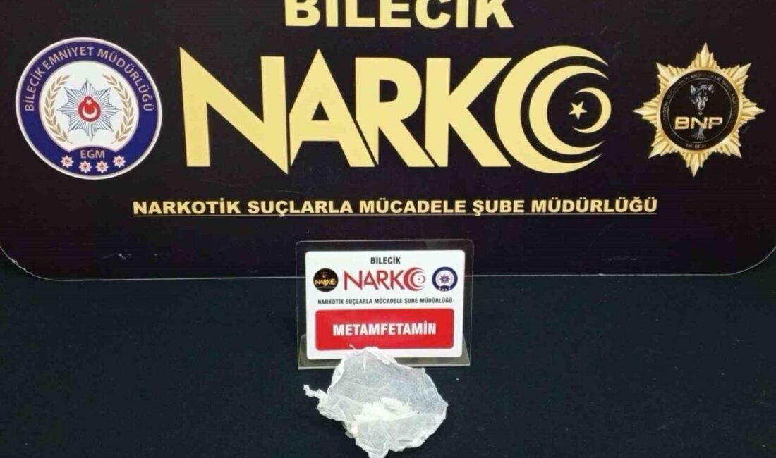 Bilecik ilinde gerçekleştirilen operasyonda metamfetamin ele geçirildi. İl Emniyet Müdürlüğü
