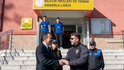 Bilecik İl Emniyet Müdürü Erdem Çağlar, Bilecik Mesleki ve Teknik