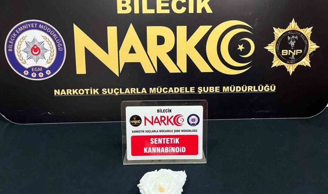 Bilecik’te, polis ekipleri tarafından Kent Ormanı’nda bonzai üretiminde kullanılan maddeler