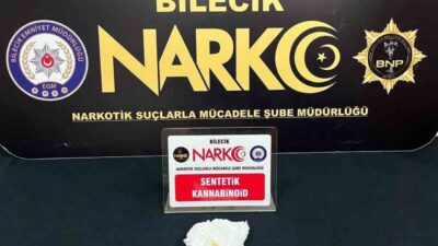 Bilecik’te, polis ekipleri tarafından Kent Ormanı’nda bonzai üretiminde kullanılan maddeler