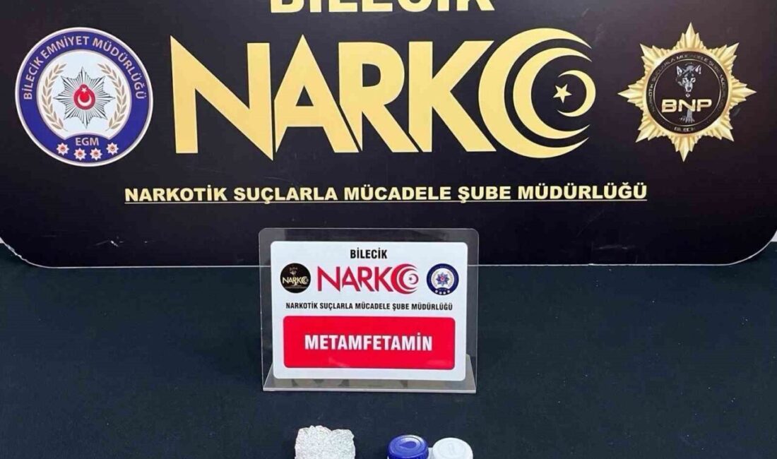 Bilecik’te gerçekleştirilen bir uyuşturucu operasyonunda 1 kişi gözaltına alındı. Yapılan