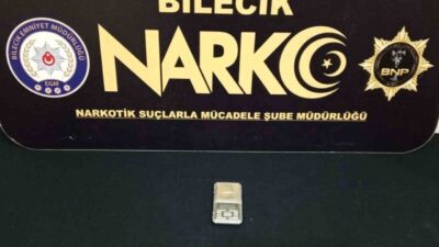 Bilecik’te gerçekleştirilen uyuşturucu operasyonunda Narkotik Suçlarla Mücadele Şube Müdürlüğü ekipleri