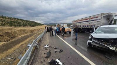 Bingöl ilinde meydana gelen trafik kazasında bir kişi, hafif ticari