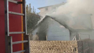 Bingöl merkeze bağlı Simani Mahallesi’nde, İhlas Caddesi’nde bulunan bir odunlukta