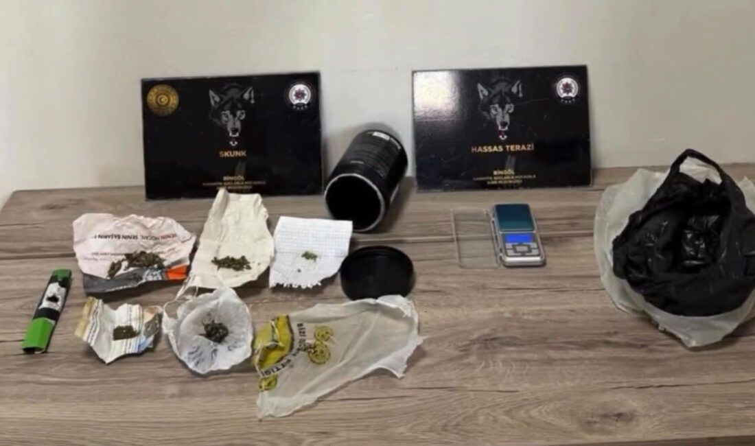 Bingöl’de emniyet güçleri tarafından uyuşturucu ticareti suçuna karşı gerçekleştirilen operasyonlarda