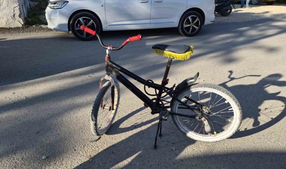 Adıyaman’da bir bisikletin otomobile çarpması sonucu meydana gelen kazada 1