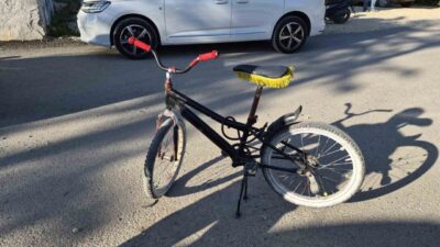 Adıyaman’da bir bisikletin otomobile çarpması sonucu meydana gelen kazada 1