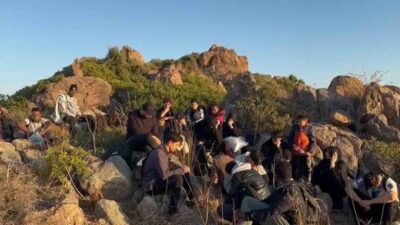 Muğla’nın Bodrum ilçesinde Sahil Güvenlik ekipleri tarafından kara üzerinde tespit