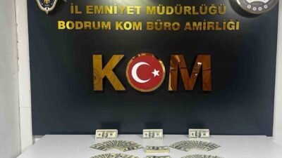 Muğla’nın Bodrum ilçesinde sahte dolar basarak piyasaya sürmeye hazırlanan bir