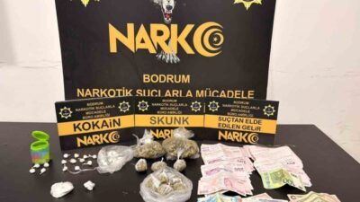 Muğla’nın Bodrum ilçesinde düzenlenen operasyonda, satışa hazır durumda skunk ve