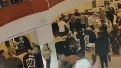 Bolu şehrinde bir düğün salonunda, takı takma konusundaki anlaşmazlık nedeniyle