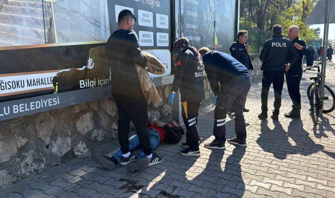 Bolu’da, Bahçelievler Mahallesi Atatürk Bulvarı’nda iş görüşmesine gitmek için yürüyen