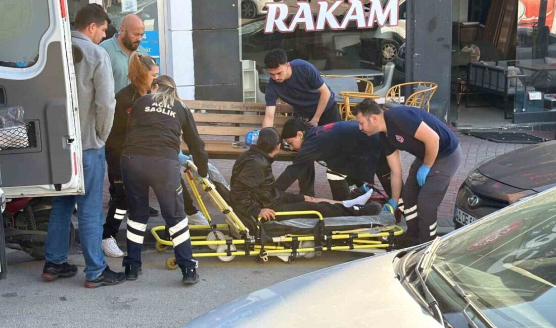 Bolu’da bir kaza meydana geldi ve dönel kavşakta devrilen bir