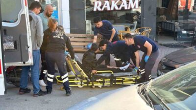 Bolu’da bir kaza meydana geldi ve dönel kavşakta devrilen bir