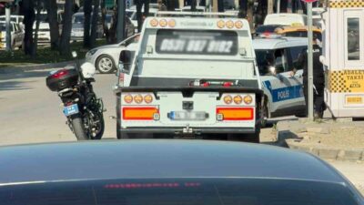 Bolu’da, D-100 kara yolunda Sanayi Kavşağı’nda gerçekleşen bir olayda polis