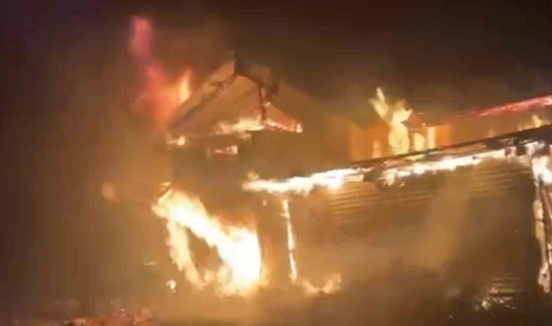 Bolu’nun Vakıfgeçitveren köyüne bağlı Güzleme Yaylası’nda meydana gelen yangında bir