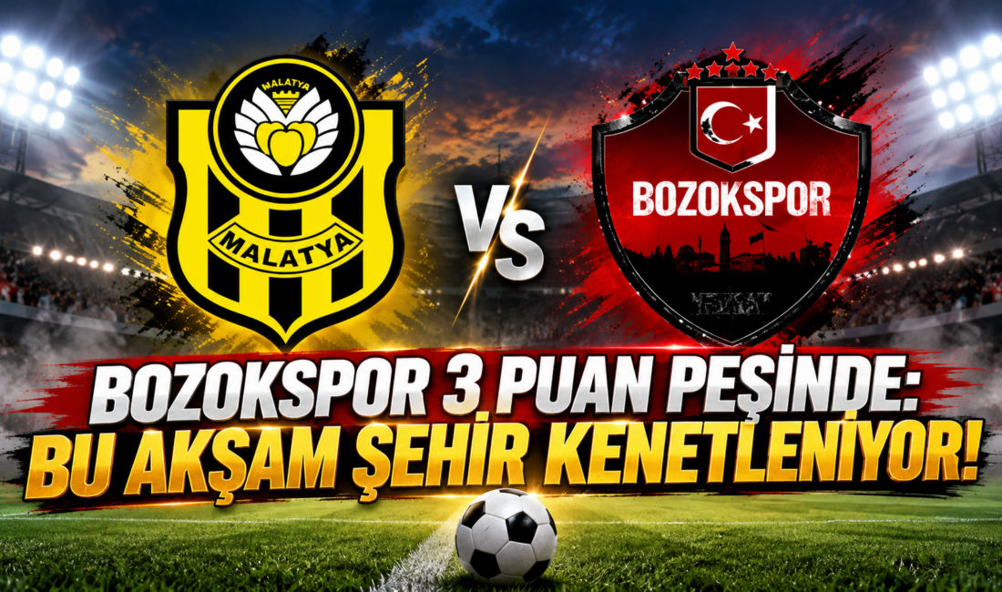 Yozgat temsilcimiz Bozokspor, ligde kritik bir 90 dakikaya çıkıyor. Kırmızı-siyahlı