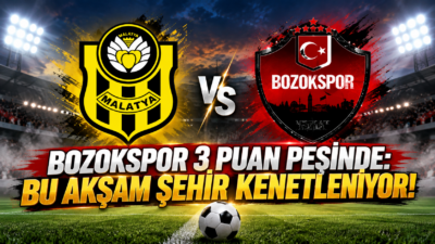 Yozgat temsilcimiz Bozokspor, ligde kritik bir 90 dakikaya çıkıyor. Kırmızı-siyahlı