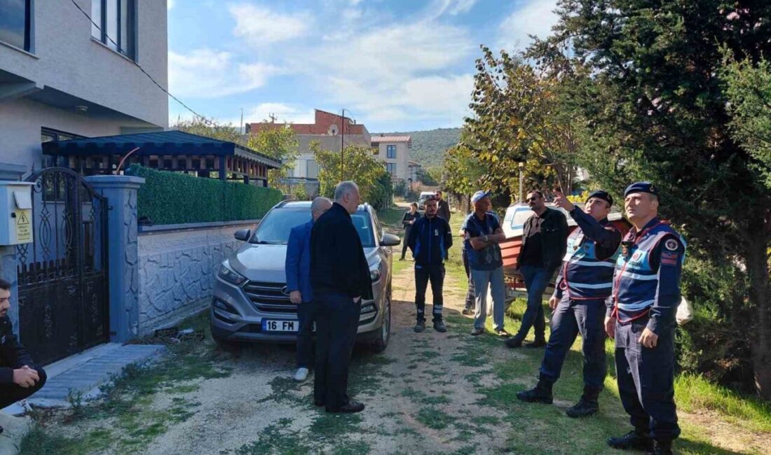 Mudanya ilçesindeki Bursa’da imar barışı kapsamında reddedilen evlerin yıkımı için